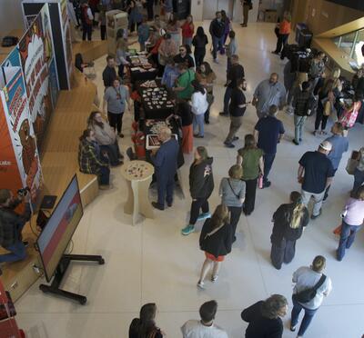 Crowd at expo