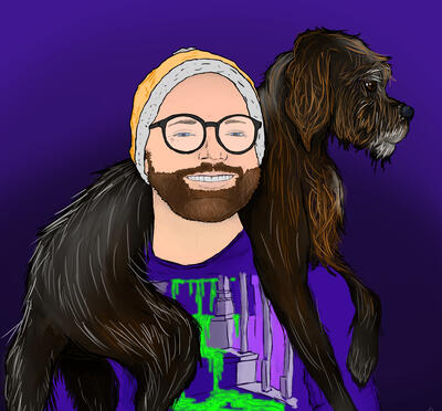 Drawing of Sam Logan