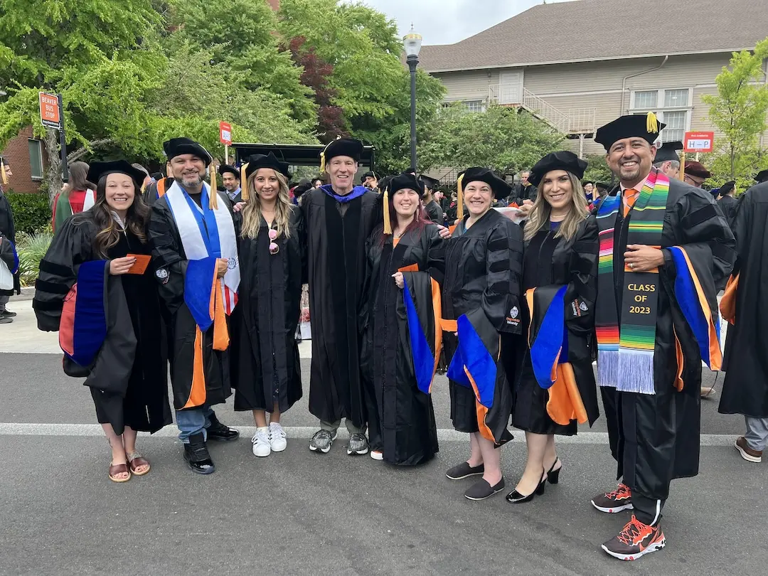 Group of doctoral students