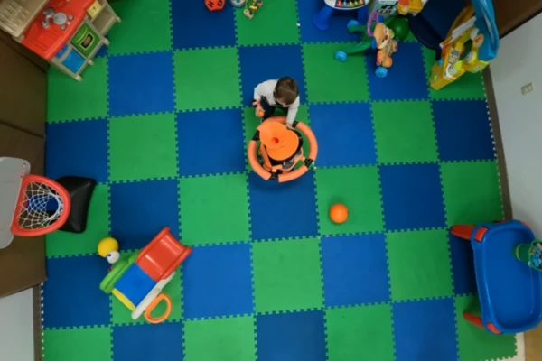 Child and robot