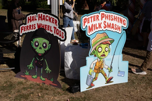 Signs with zombies