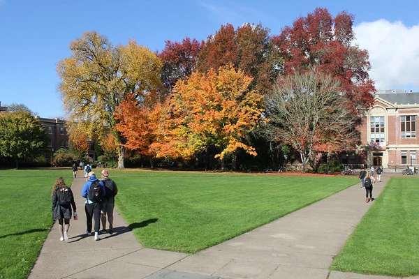 Fall on campus