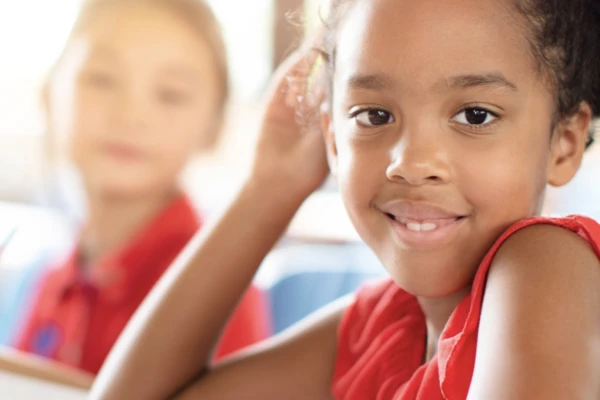 Child in classroom