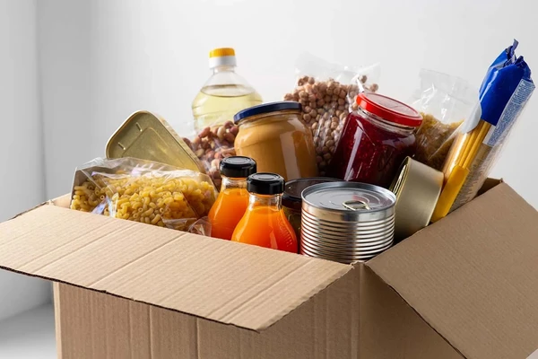 box of food