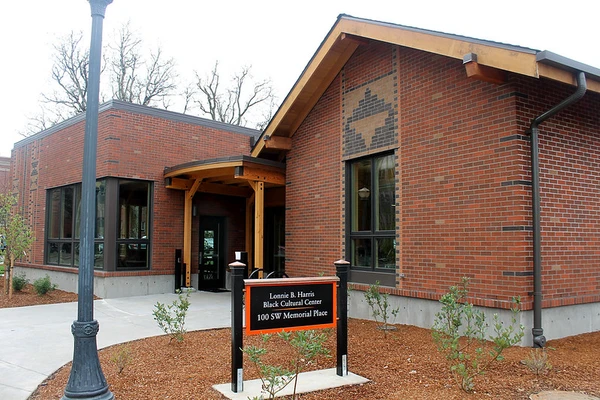 Exterior of the Lonnie B. Harris Black Cultural Center
