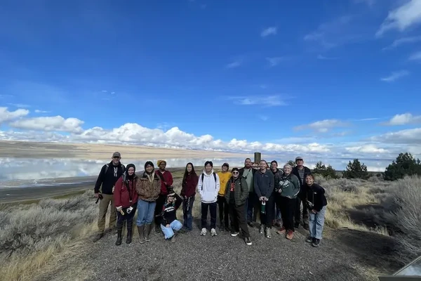 Students in high desert
