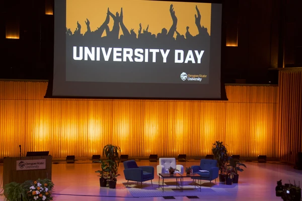 Stage at University Day