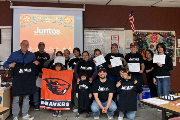 Group of Juntos participants