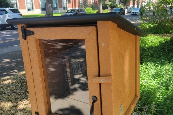 Little Library in front of building